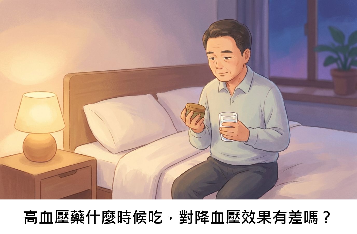 高血壓藥什麼時候吃,對降血壓效果有差嗎?