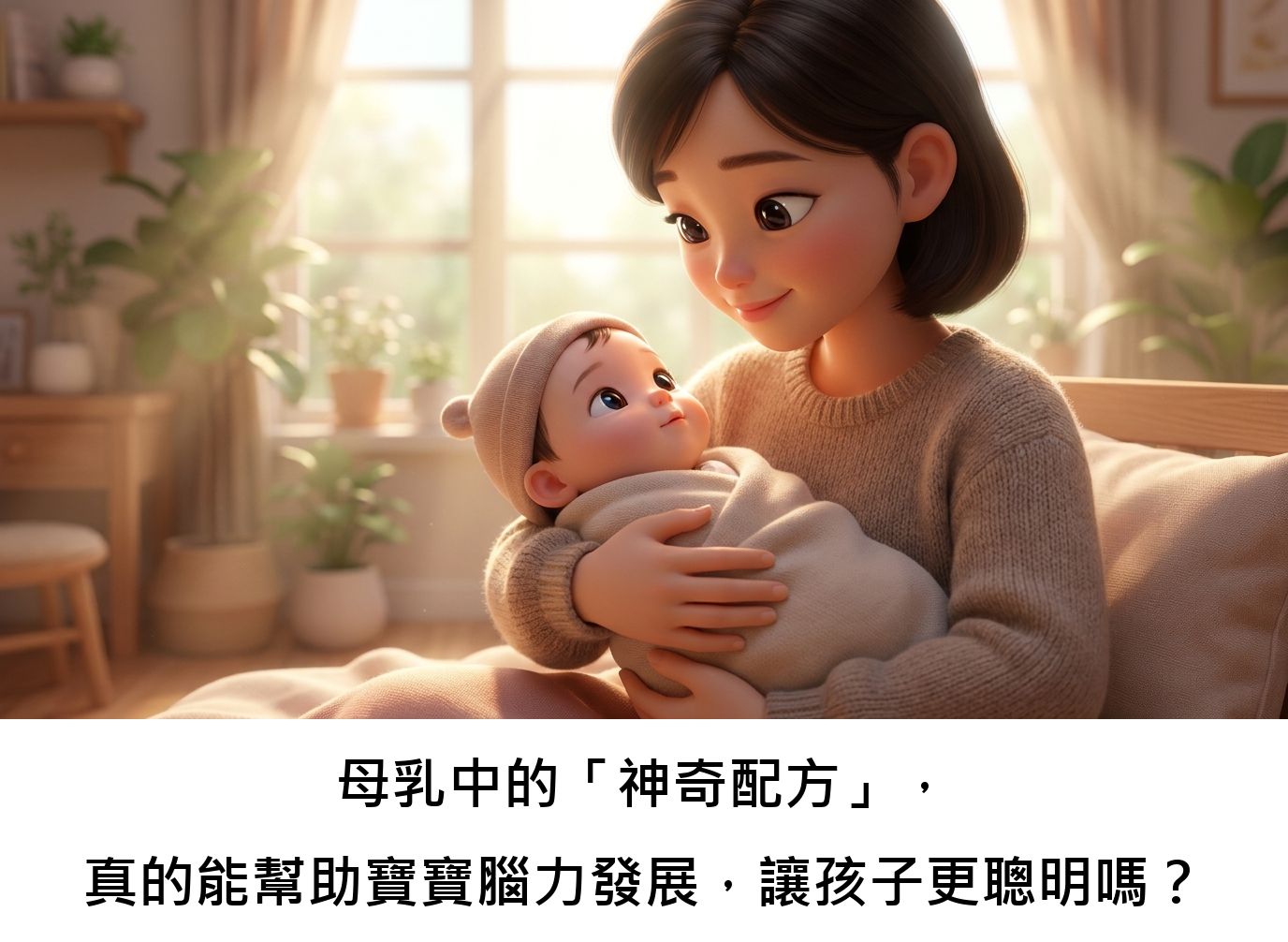 母乳中的「神奇配方」，真的能幫助寶寶腦力發展，讓孩子更聰明嗎？