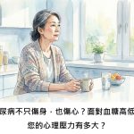 糖尿病不只傷身，也傷心？面對血糖高低，您的心理壓力有多大？