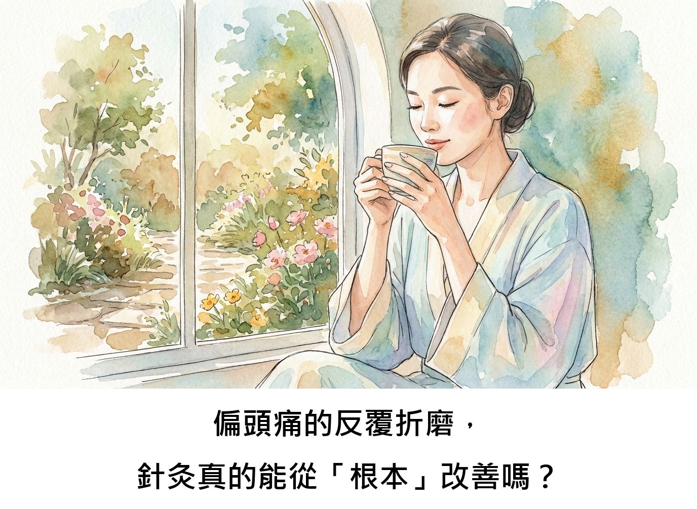 偏頭痛的反覆折磨，針灸真的能從「根本」改善嗎？