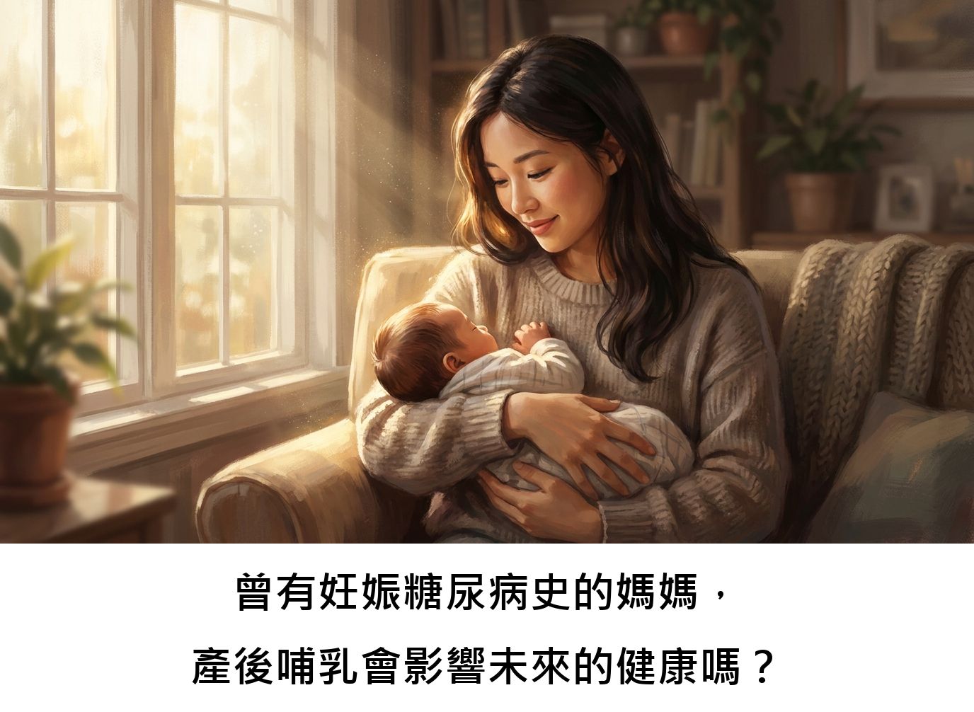 曾有妊娠糖尿病史的媽媽,產後哺乳會影響未來的健康嗎?