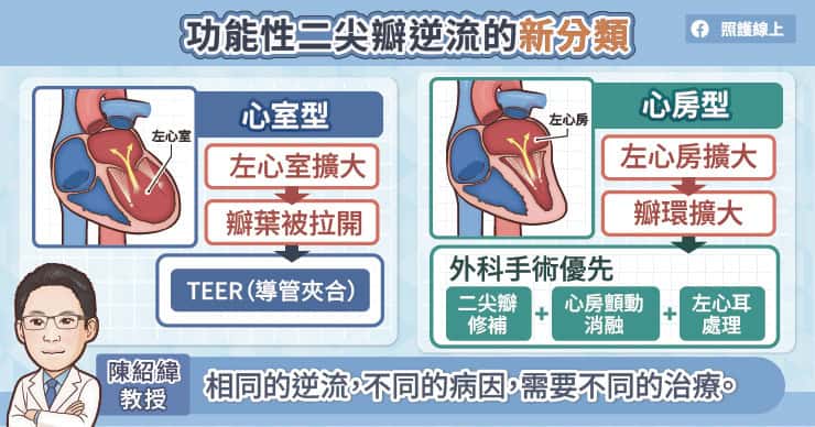 功能性二尖瓣逆流新分類