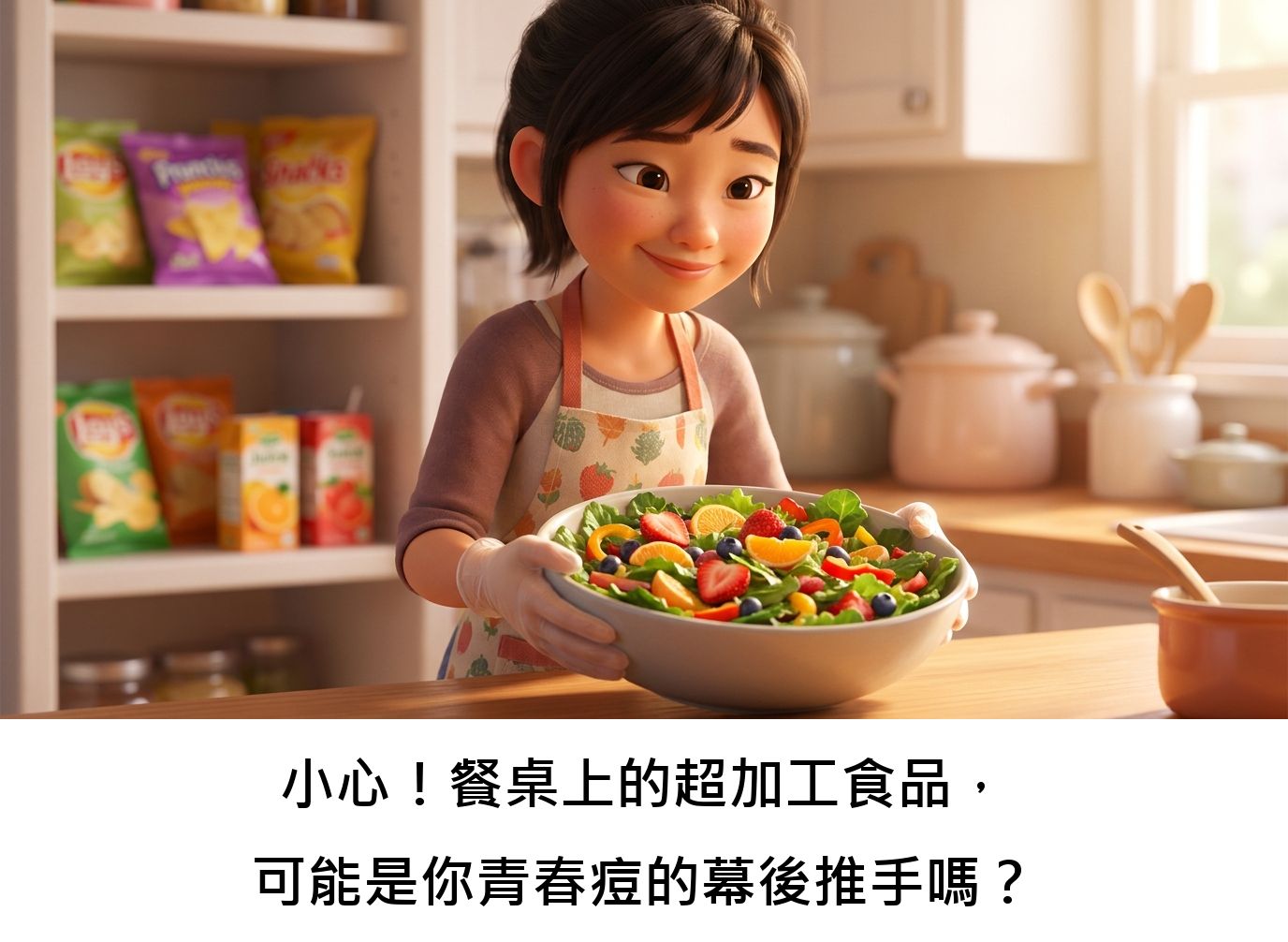 小心!餐桌上的超加工食品,可能是你青春痘的幕後推手嗎?
