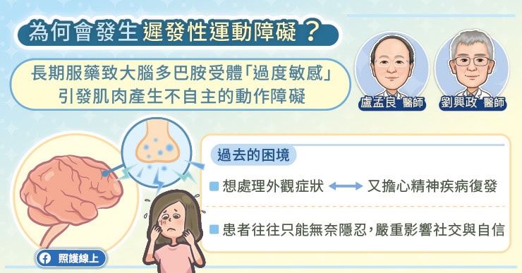 為什麼會發生遲發性運動障礙(TD)？